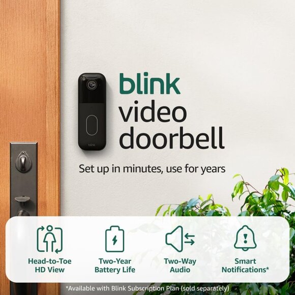 Blink Outdoor 4 Wireless Smart Security System video Doorbell, Sync Module Core - Picture 1 of 6